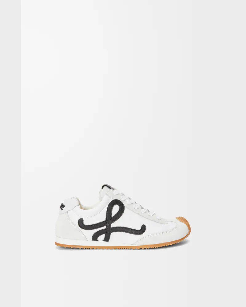 Loewe Luxury Ballet Runner 2.0 in nylon and calfskin White