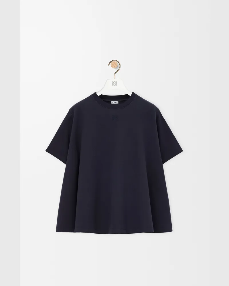 Loewe Trapeze Top In Cotton Blend Size Mujer Dark