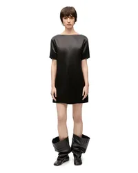 Loewe Luxury Chain dress in technical satin Black