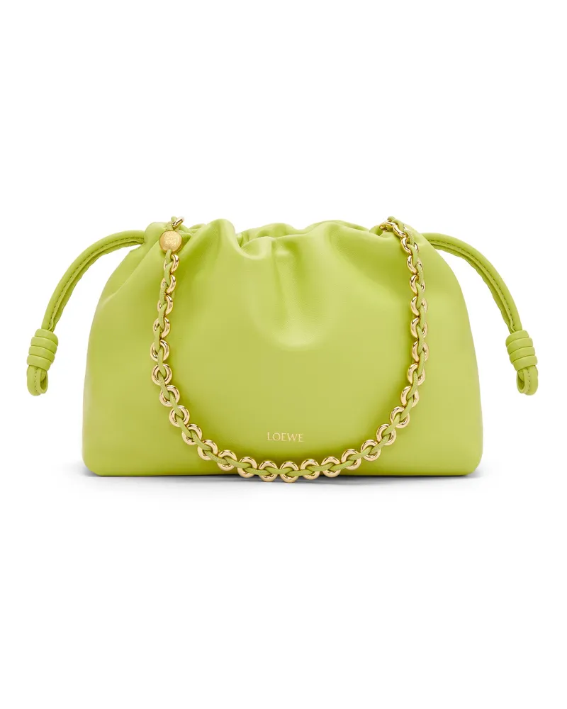 Loewe Luxury Medium Flamenco purse in mellow nappa lambskin Anise