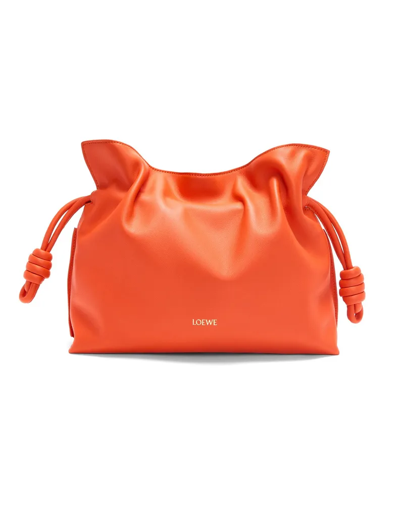 Loewe Luxury Medium Flamenco clutch in nappa calfskin Vivid