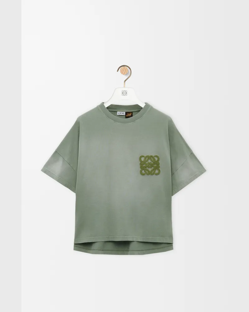 Loewe T-shirt In Cotton Size Mujer Sage