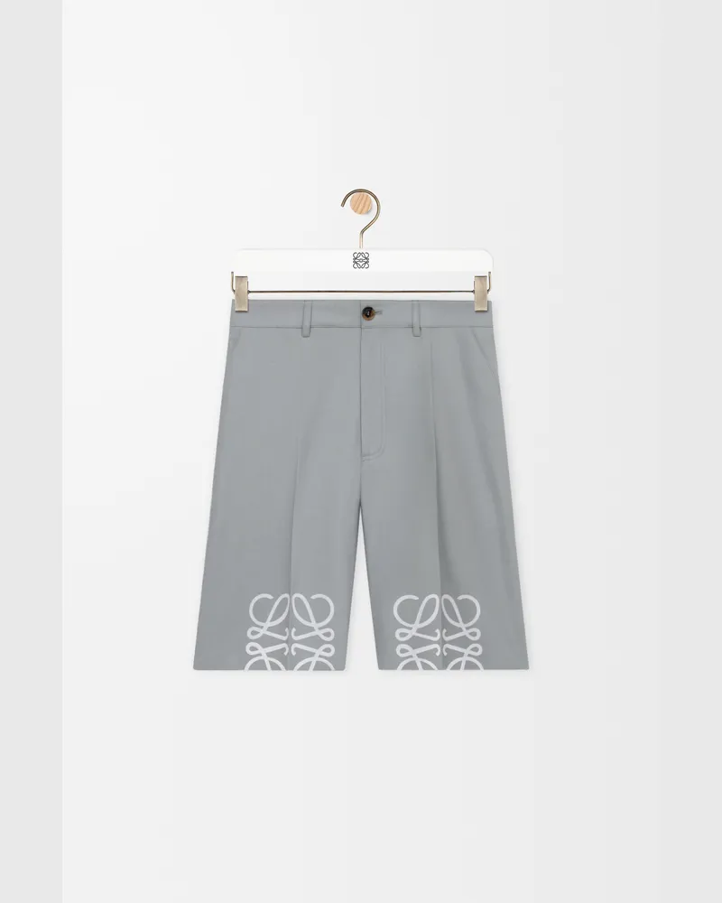 Loewe Anagram Shorts In Cotton Size Hombre Light
