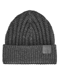 Loewe Luxury Beanie in wool Dark