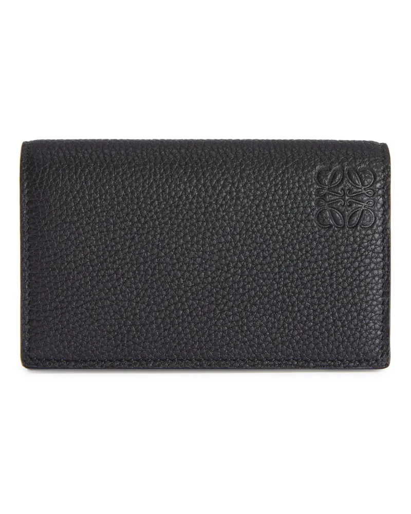 Loewe Luxury Business cardholder in soft grained calfskin Black