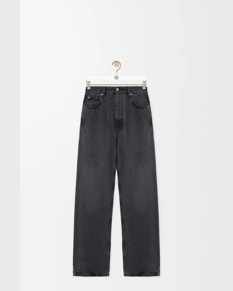 Loewe Jeans In Denim Size Hombre Black