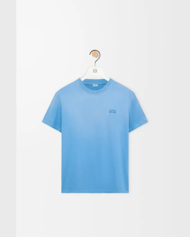 Loewe Regular Fit T-shirt In Cotton Size Hombre Blue