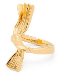 Loewe Luxury Knuckle Not ring in gold Gold