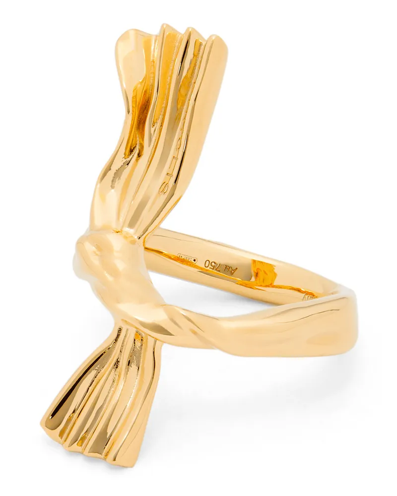 Loewe Luxury Knuckle Not ring in gold Gold