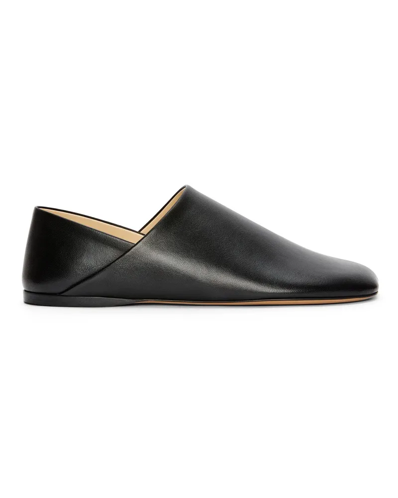 Loewe Luxury Toy slipper in nappa lambskin Black