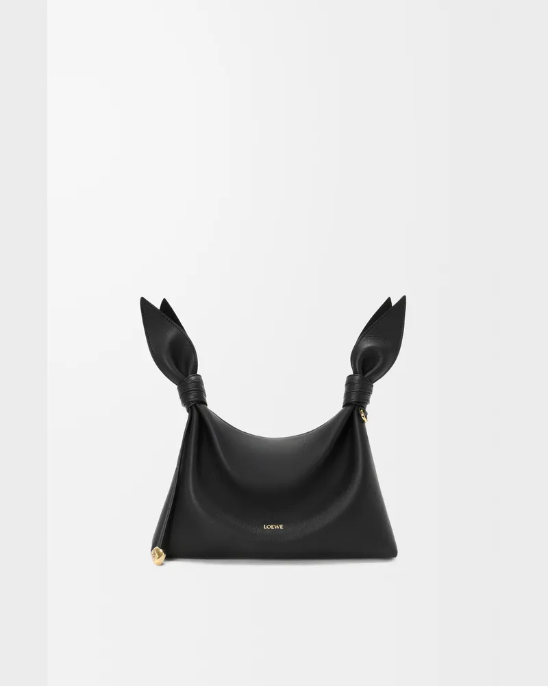 Loewe Mini Scarf Bag In Leather skin Mujer Black