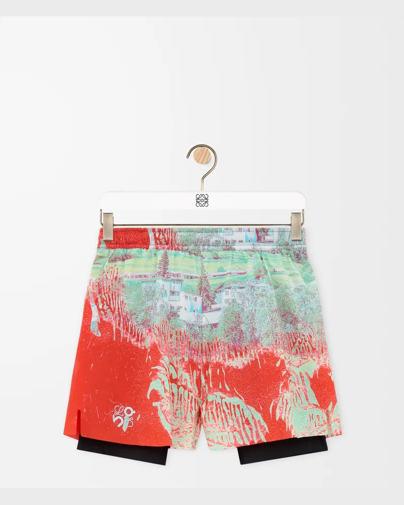 Loewe Shorts In Technical Shell Size Mujer Multicolor