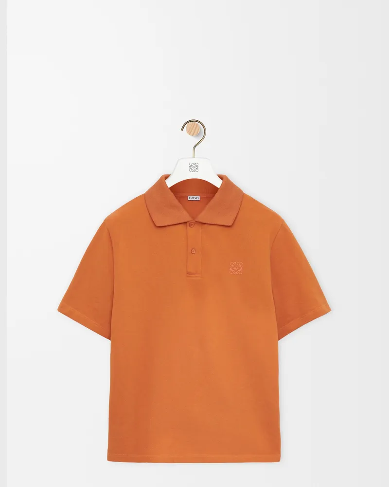 Loewe Polo In Cotton Size Hombre Orange