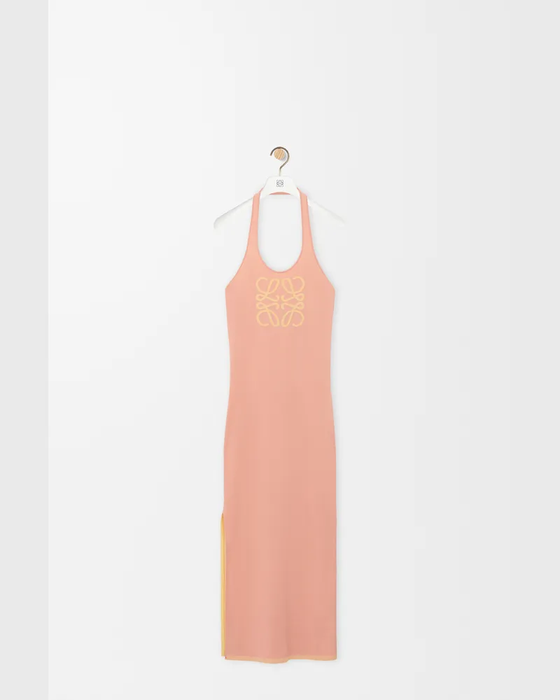 Loewe Tank Dress In Viscose Blend Size Mujer Pink