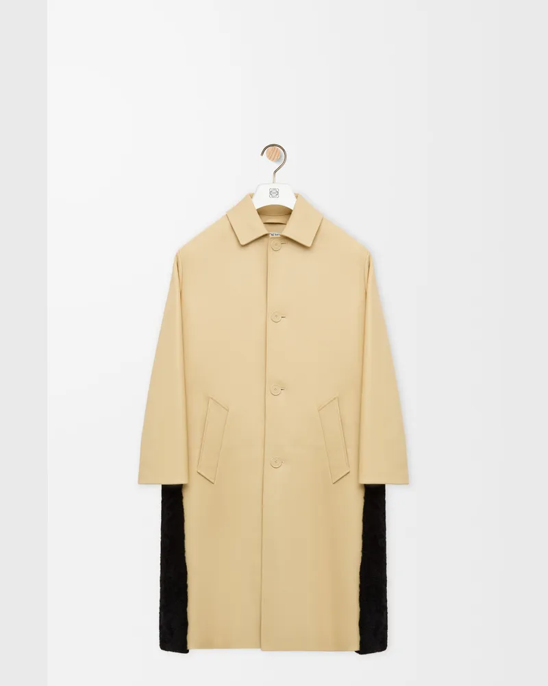 Loewe Coat In Nappa Lambskin Size Mujer Light