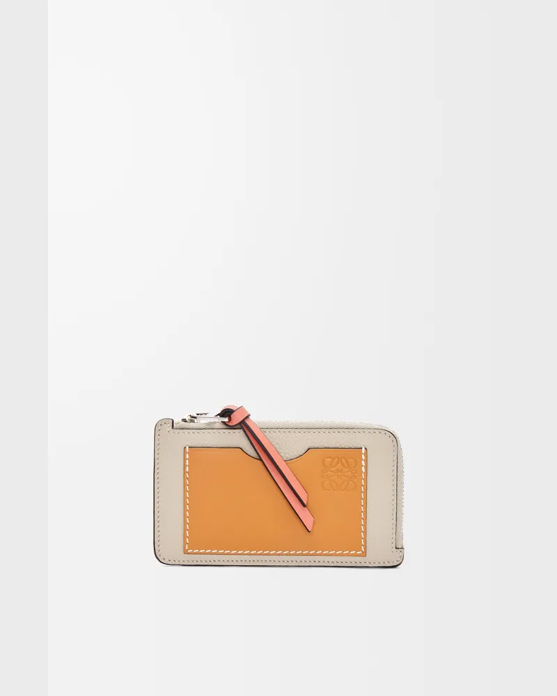 Loewe Coin Cardholder In Soft Grained Leather skin Mujer Light