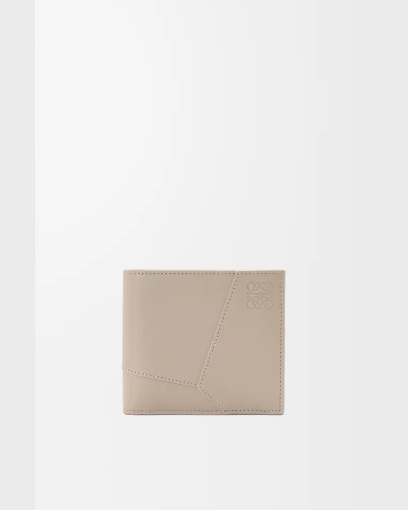 Loewe Puzzle Bifold Wallet In Leather skin Hombre Corda
