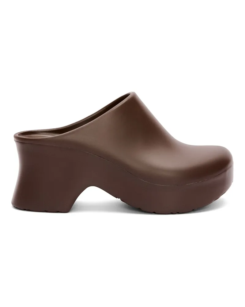 Loewe Luxury Foam clog in light foam rubber Shitake