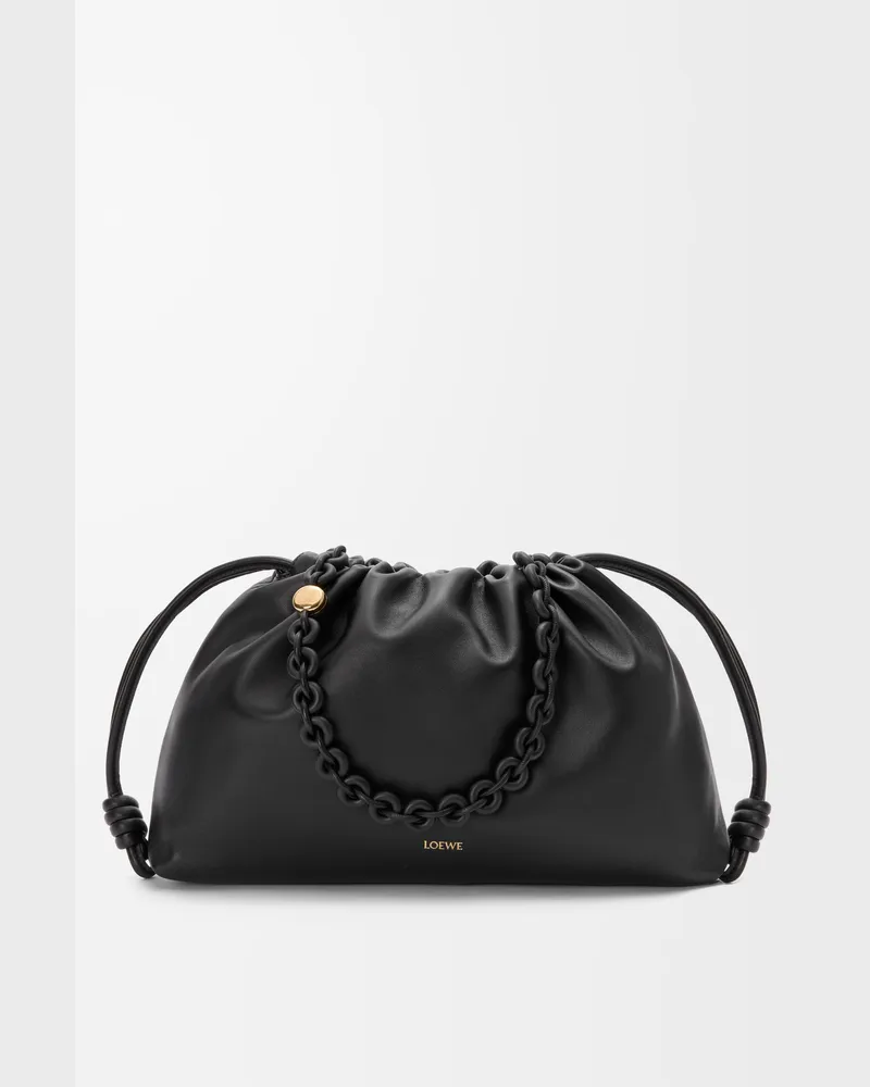 Loewe Large Flamenco Purse In Mellow Nappa Lambskin Mujer Black