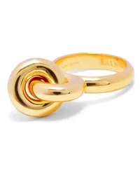 Loewe Luxury Donut link ring in sterling silver Gold