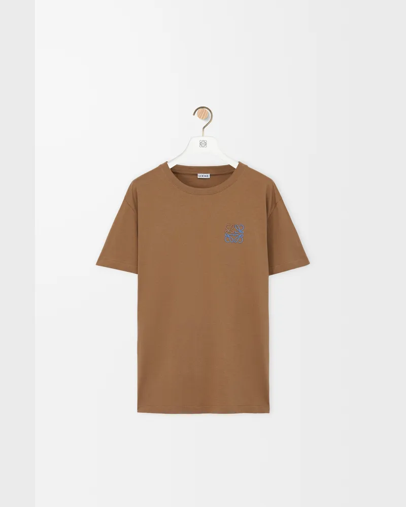 Loewe Regular Fit T-shirt In Cotton Size Hombre Camel