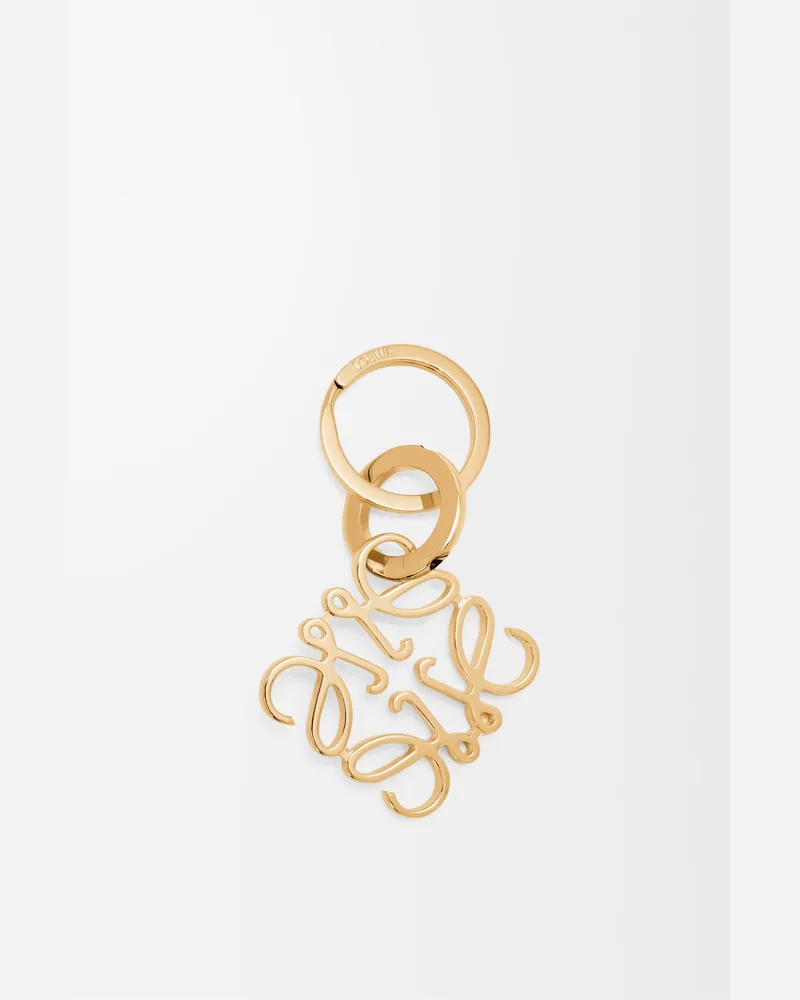 Loewe Anagram Keyring Mujer Gold