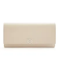 Loewe Luxury Anagram continental wallet in pebble grain calfskin Light