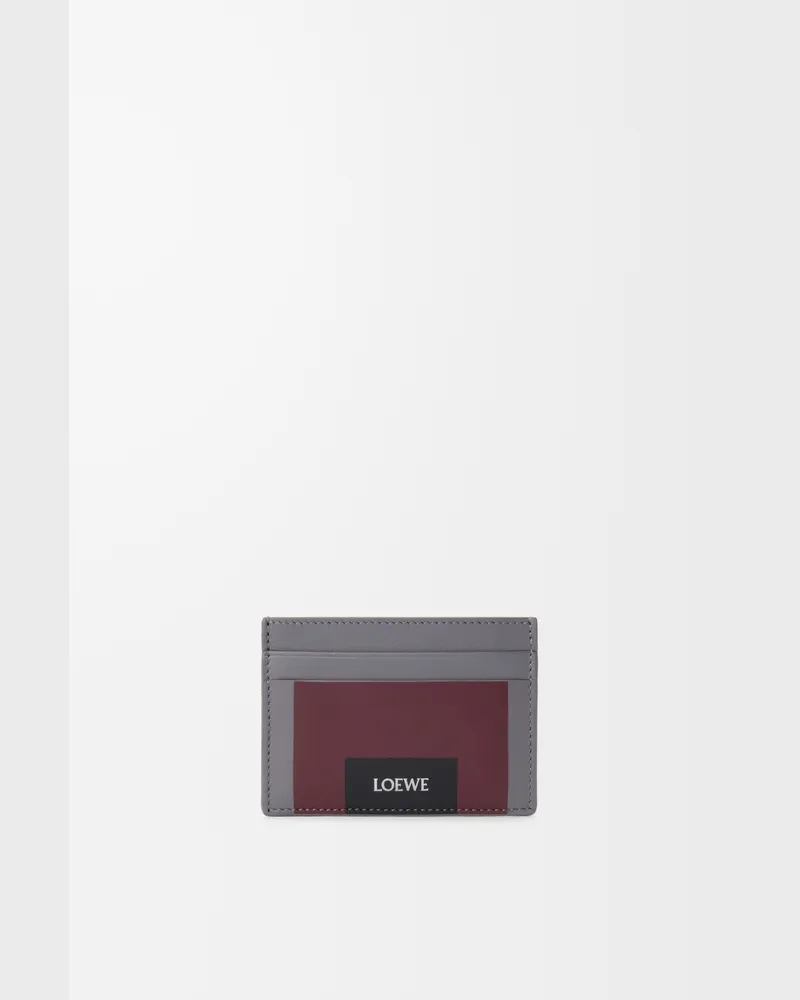Loewe Plain Cardholder In Nappa Leather skin Hombre Ardesia