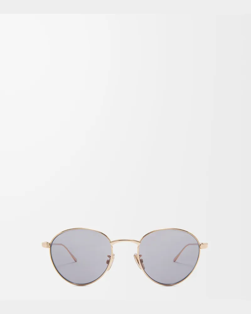 Loewe Groove Round Sunglasses Hombre Smoke
