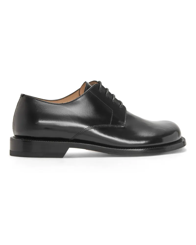 Loewe Luxury Campo derby shoe in brushed calfskin Black