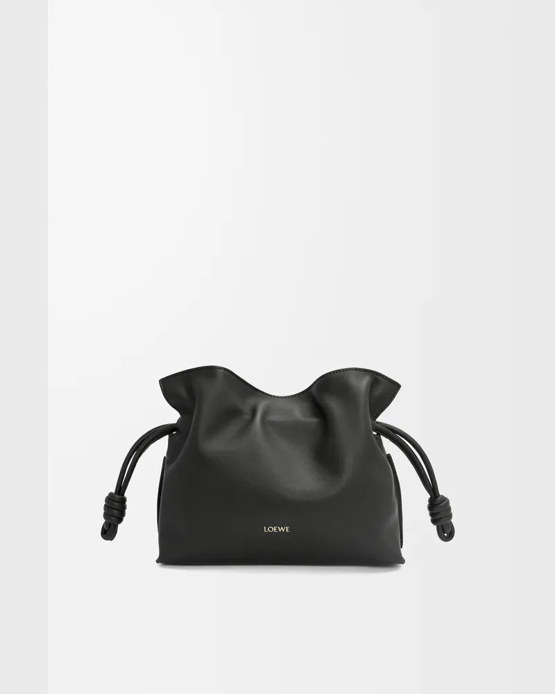 Loewe Mini Flamenco Clutch In Nappa Leather skin Mujer Black