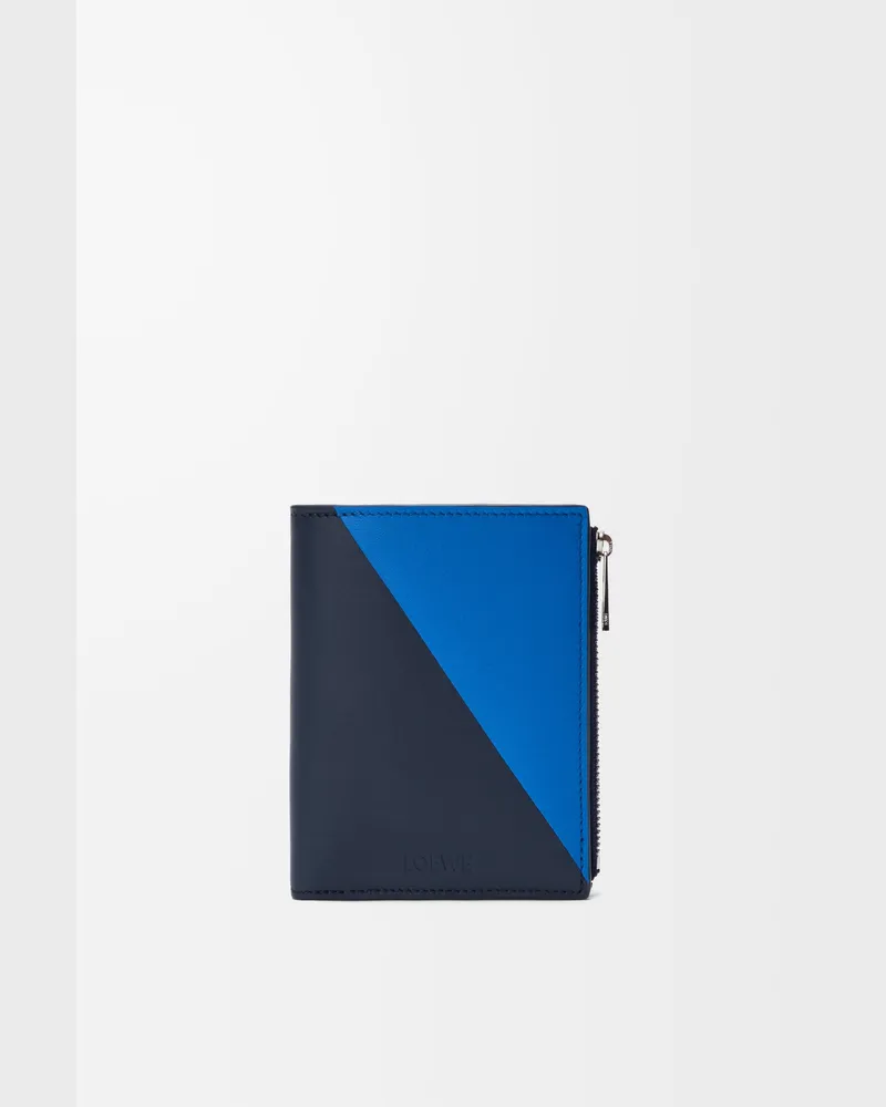 Loewe Flag Slim Compact Wallet In Leather skin Hombre Deep
