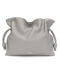 Loewe Luxury Large Flamenco clutch in nappa calfskin Pearl