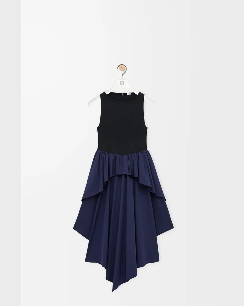 Loewe Dress In Cotton Size Mujer Black