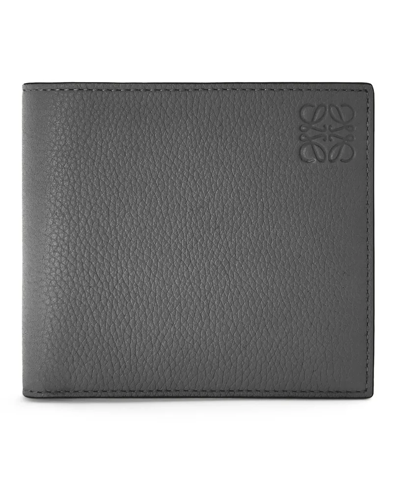 Loewe Luxury Bifold wallet in soft grained calfskin Anthracite