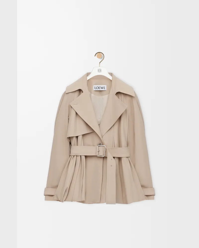 Loewe Jacket In Cotton Size Mujer Beige
