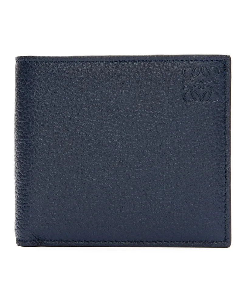 Loewe Luxury Bifold wallet in soft grained calfskin Deep