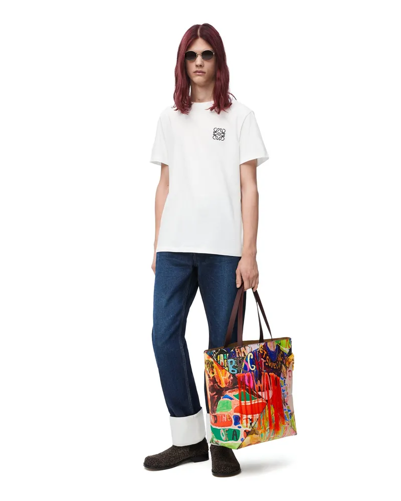 Loewe Luxury Regular fit T-shirt in cotton White