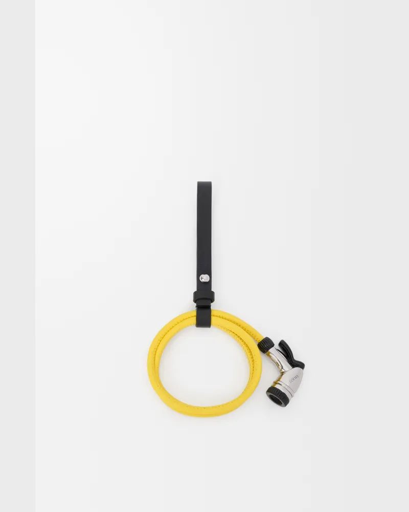 Loewe Watering Hose Charm Leather skin Mujer Yellow