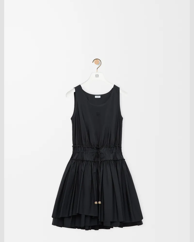 Loewe Dress In Cotton Size Mujer Black