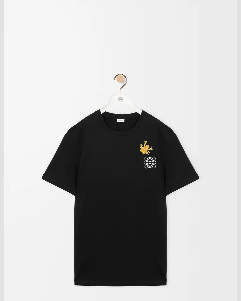 Loewe Relaxed Fit T-shirt In Cotton Size Hombre Black