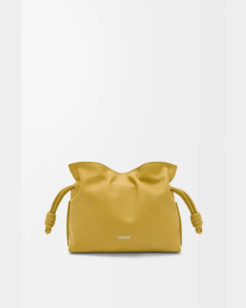 Loewe Mini Flamenco Clutch In Nappa Leather skin Mujer Ginger