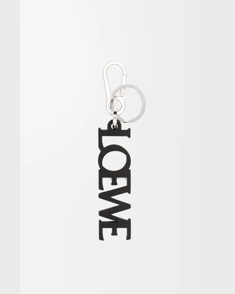 Loewe Loewe Signature Charm In Leather skin Hombre Black