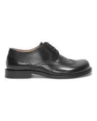 Loewe Luxury Campo brogue derby in brushed calfskin Black