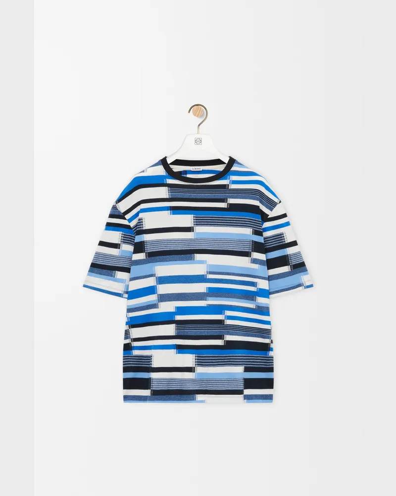 Loewe Loose Fit T-shirt In Cotton Size Hombre Navy