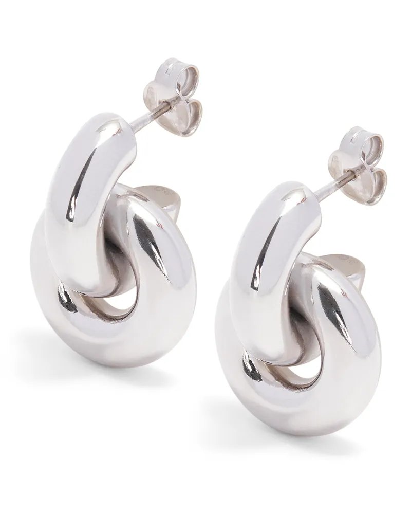 Loewe Luxury Donut link earrings in sterling silver Silver