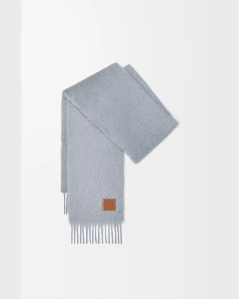Loewe Scarf In Mohair And Wool Mujer Light