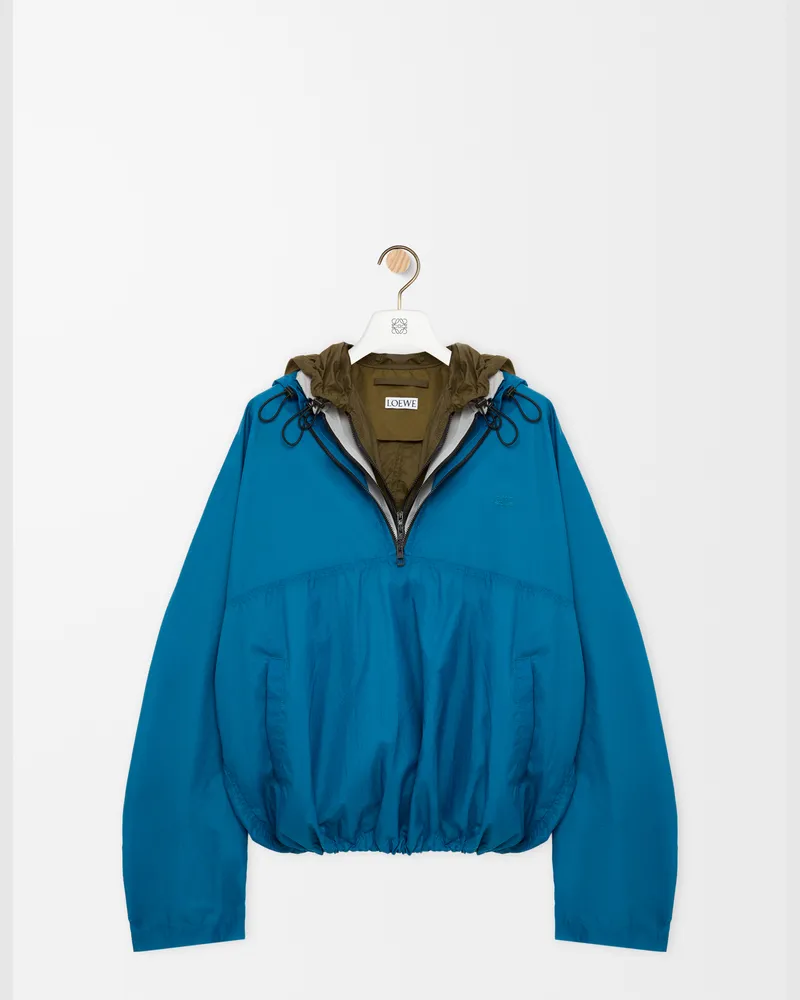 Loewe Anorak In Technical Shell Size Hombre Blue