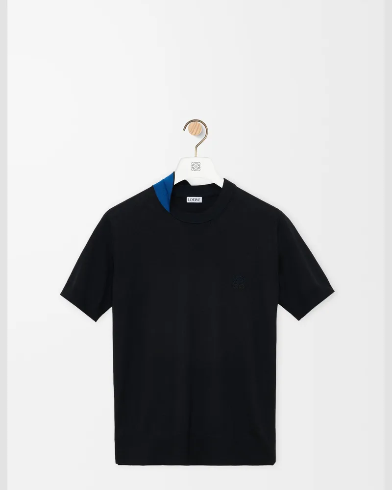 Loewe Top In Merino Wool Size Mujer Black