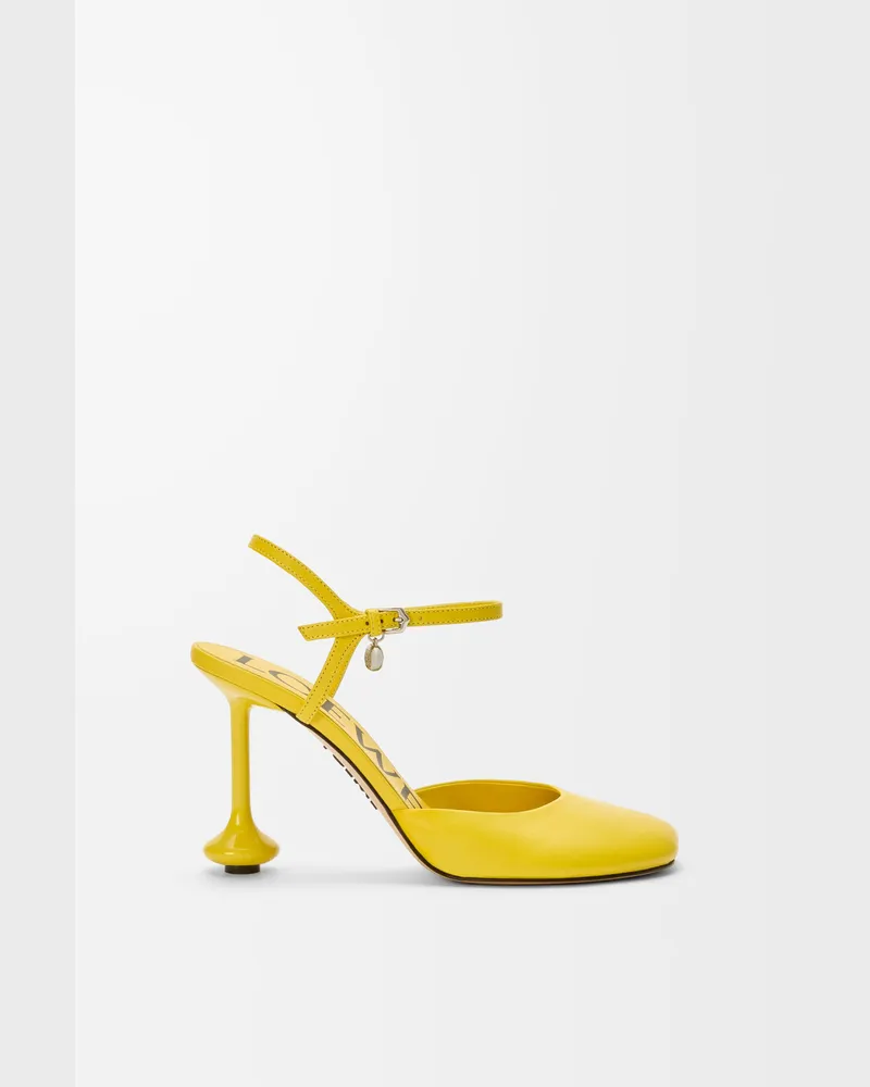 Loewe Toy Ankle Strap Pump In Lambskin Size Mujer Dandelion